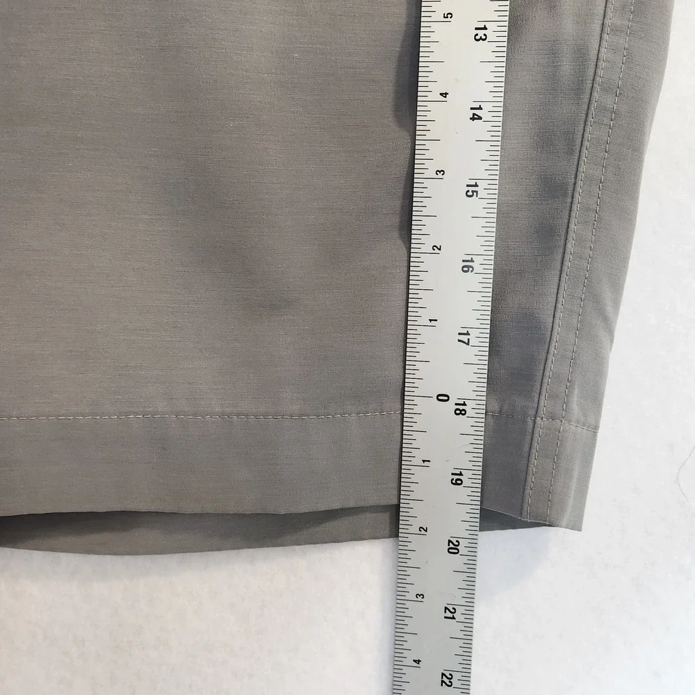 Faherty‎ All Day Shorts Mens 36 x  8.5 Grey Hybrid Boardshorts Stretch Quick Dry